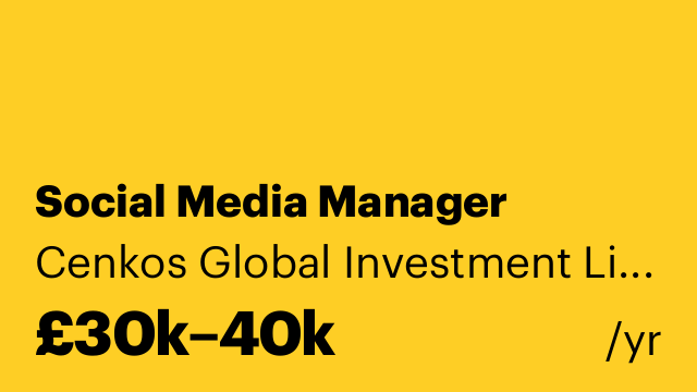 Social Media Manager