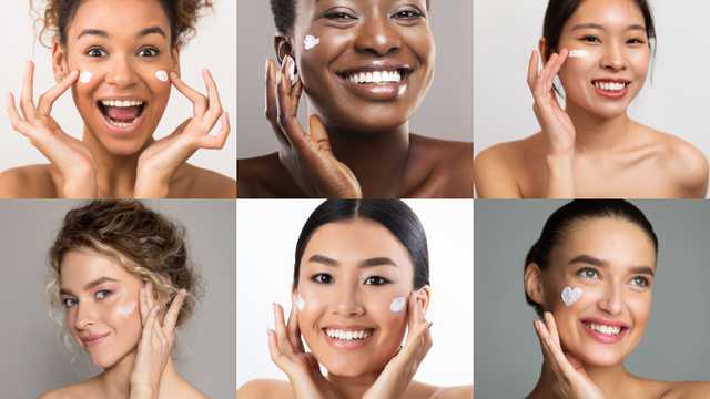 Perfiles asiáticos para cosmética