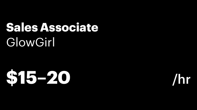 Sales Associate