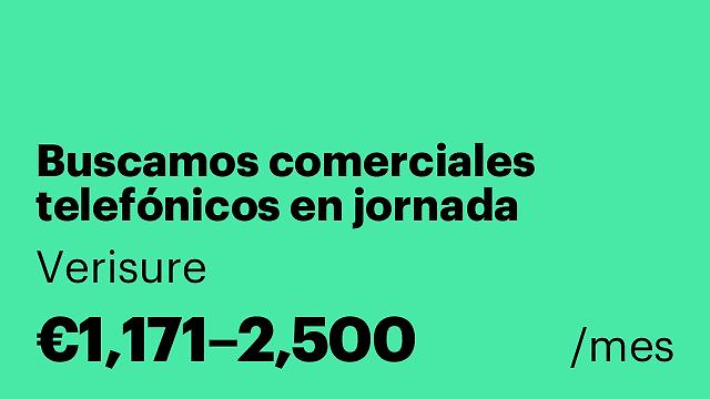 Buscamos comerciales telefónicos en jornada parcial 30h (L-V)