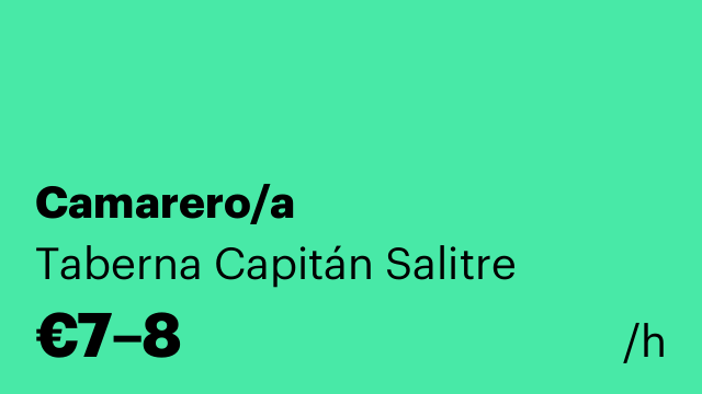Camarero/a