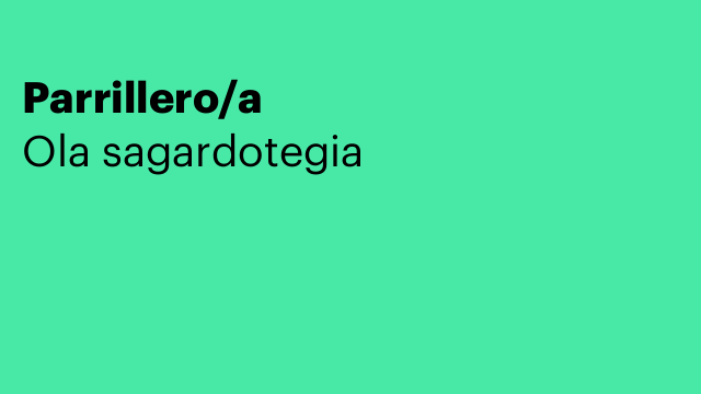Parrillero/a