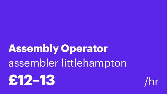 Assembly Operator