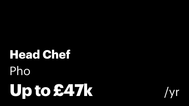 Head Chef