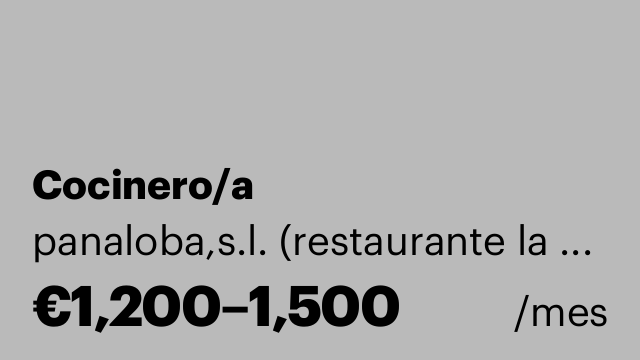 Cocinero/a
