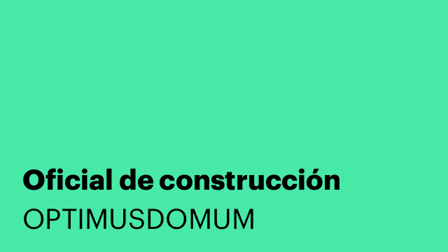 Oficial de construcción