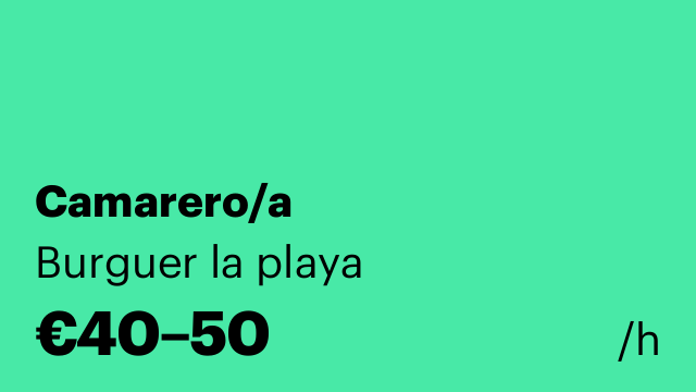 Camarero/a