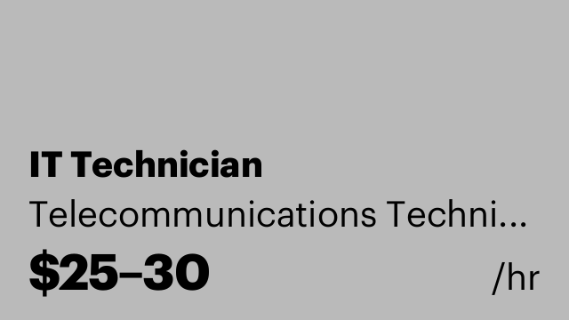 IT Technician
