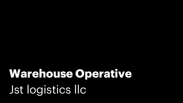 Warehouse Operative