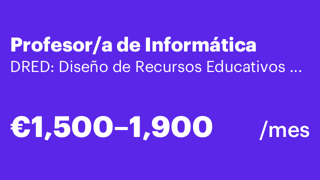 Profesor/a de Informática