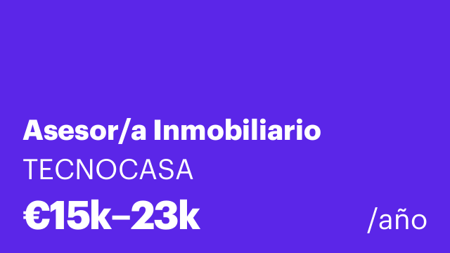 Asesor/a Inmobiliario