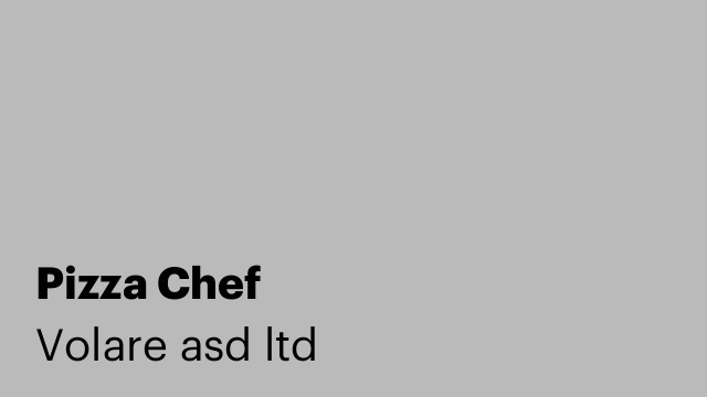 Pizza Chef