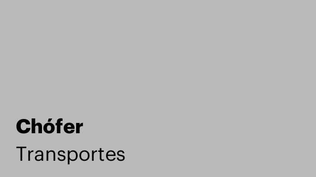 Chófer