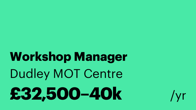 Workshop Manager