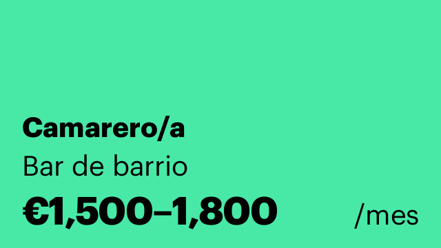 Camarero/a