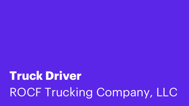Truck Driver