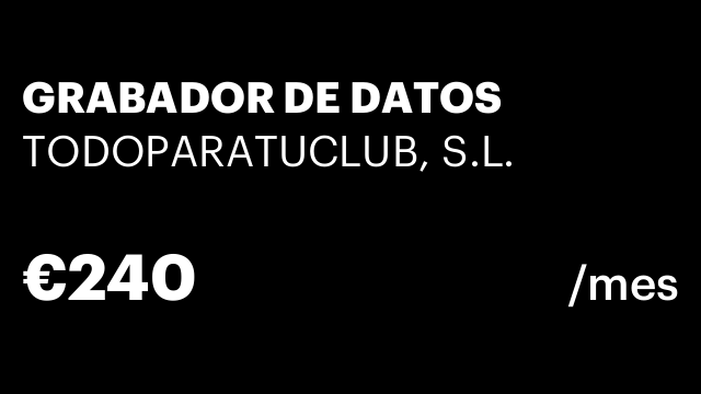 GRABADOR DE DATOS