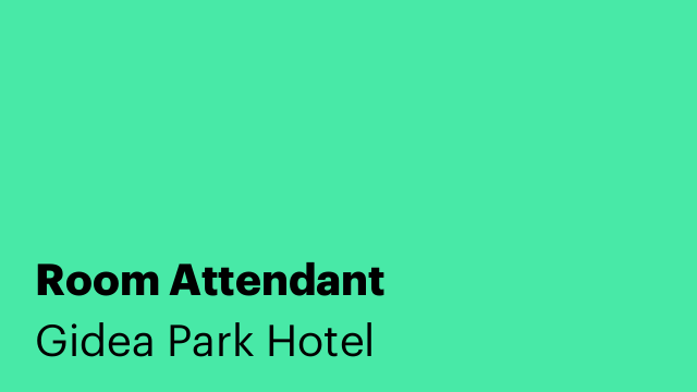 Room Attendant
