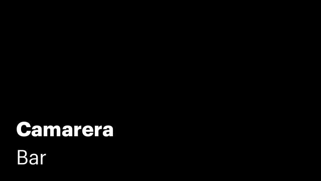 Camarera