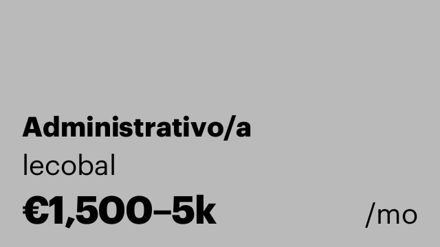Administrativo/a
