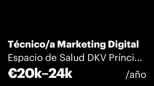 Técnico/a Marketing Digital