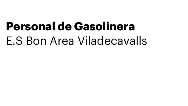 Personal de Gasolinera