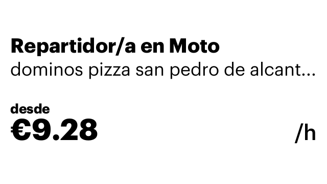 Repartidor/a en Moto