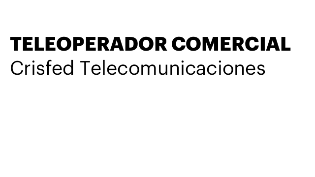 TELEOPERADOR COMERCIAL