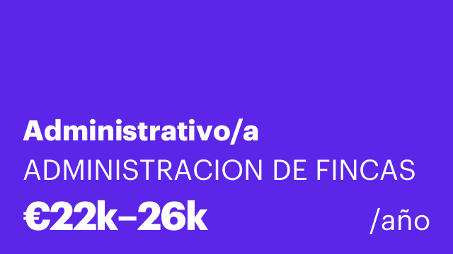 Administrativo/a
