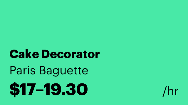 Cake Decorator