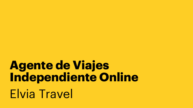 Agente de Viajes Independiente Online