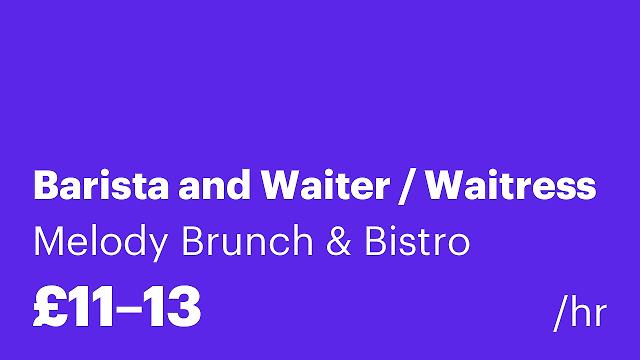 Barista and Waiter / Waitress