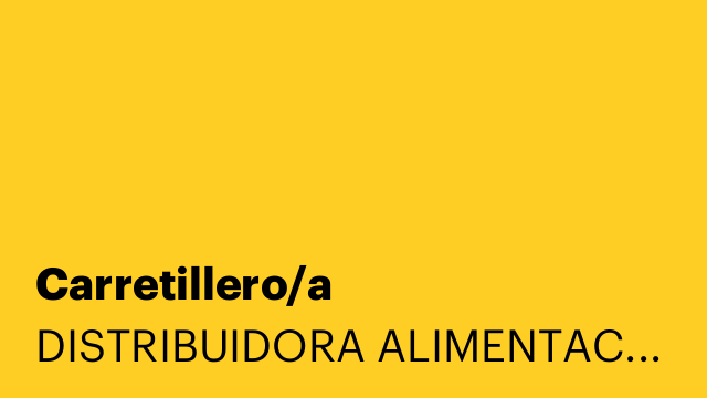 Carretillero/a