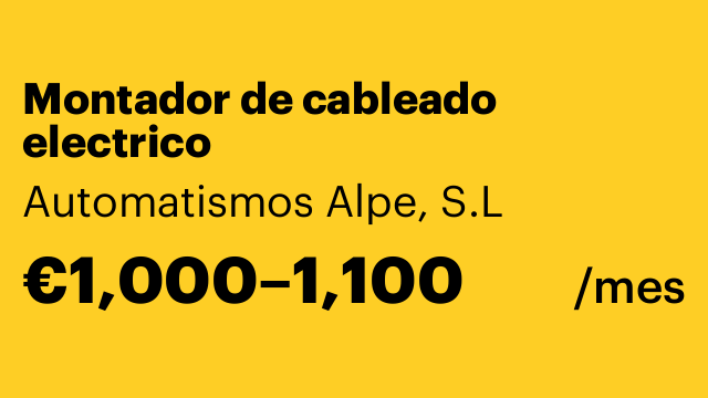 Montador de cableado electrico