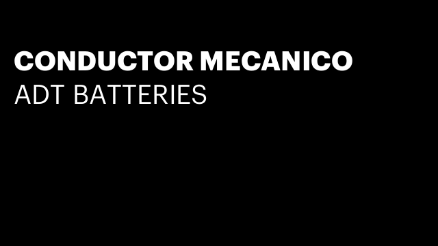 CONDUCTOR MECANICO