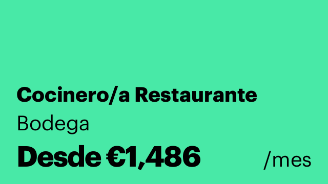 Cocinero/a Restaurante