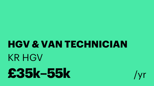 HGV & VAN TECHNICIAN