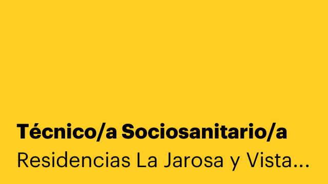 Técnico/a Sociosanitario/a
