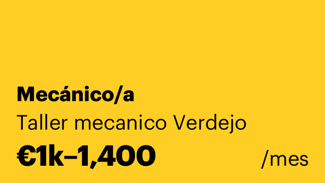 Mecánico/a