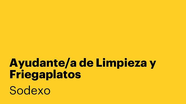 Ayudante/a de Limpieza y Friegaplatos