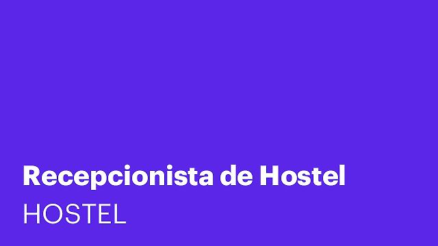 Recepcionista de Hostel