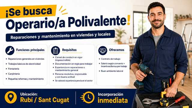 Técnico/a de Mantenimiento