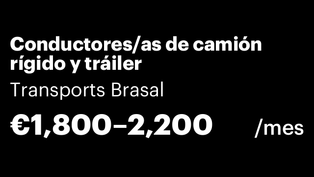Conductores/as de camión rígido y tráiler