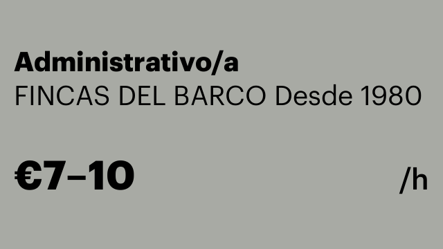 Administrativo/a