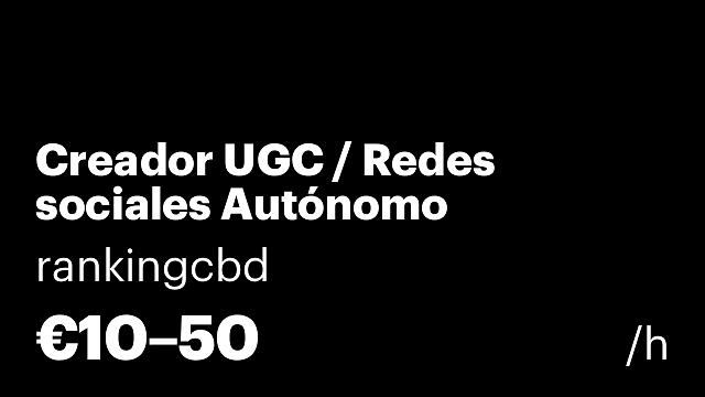 Creador UGC / Redes sociales Autónomo