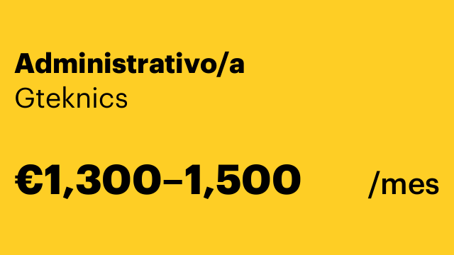 Administrativo/a