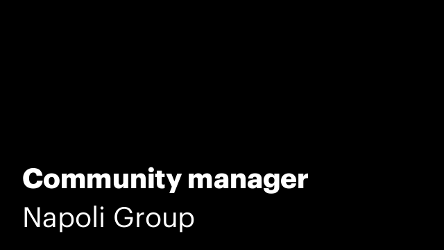 Community manager