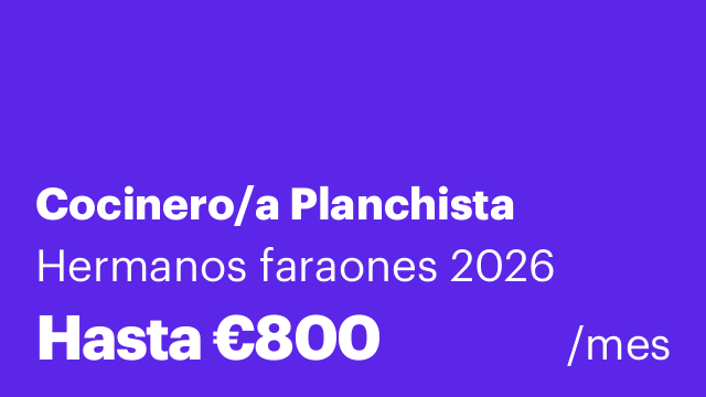 Cocinero/a Planchista