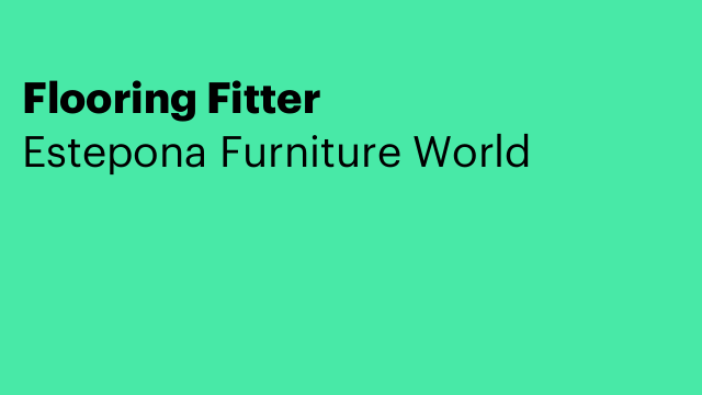 Flooring Fitter