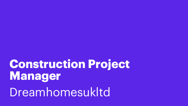 Construction Project Manager